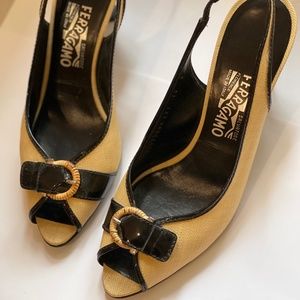 Salvatore Ferragamo Sling Back Heels